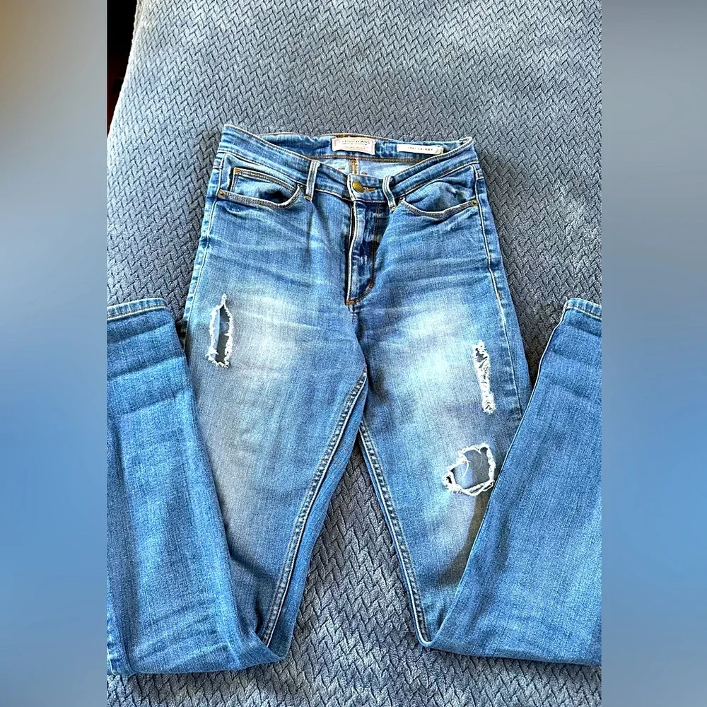 1981 High Rise Skinny Jeans In Ace High Wash - Picture 3 of 6